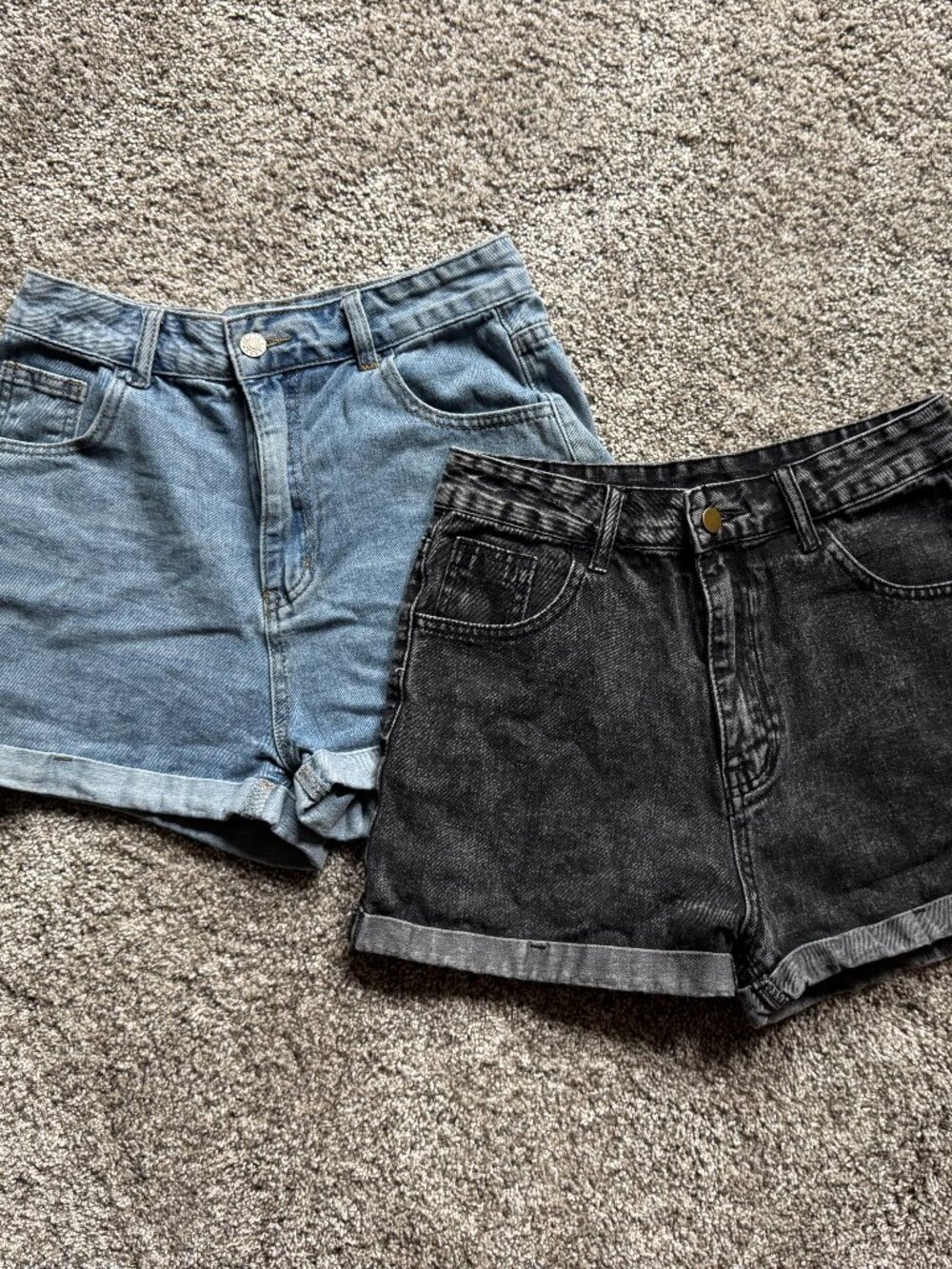 Shein Women's Denim High Waisted Shorts Size Medium 6